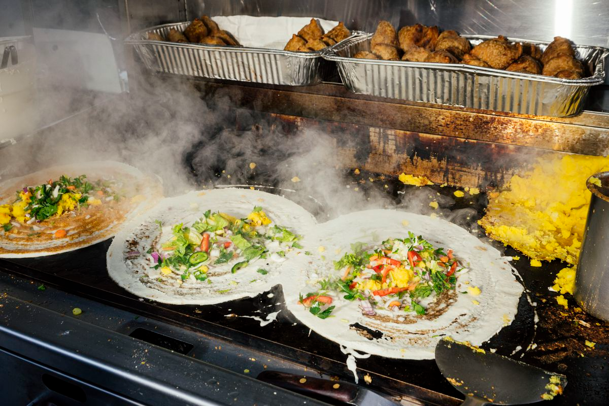 Thiru Kumar at his NY Dosas cart